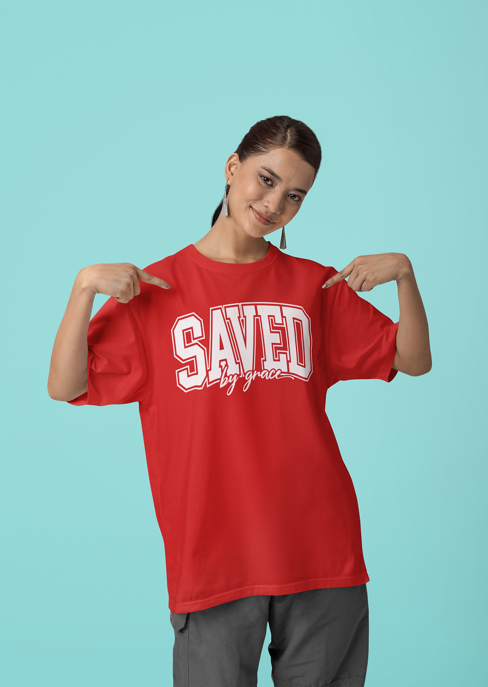 Thumbnail: SAVED BY GRACE | Oversized | T-Shirts