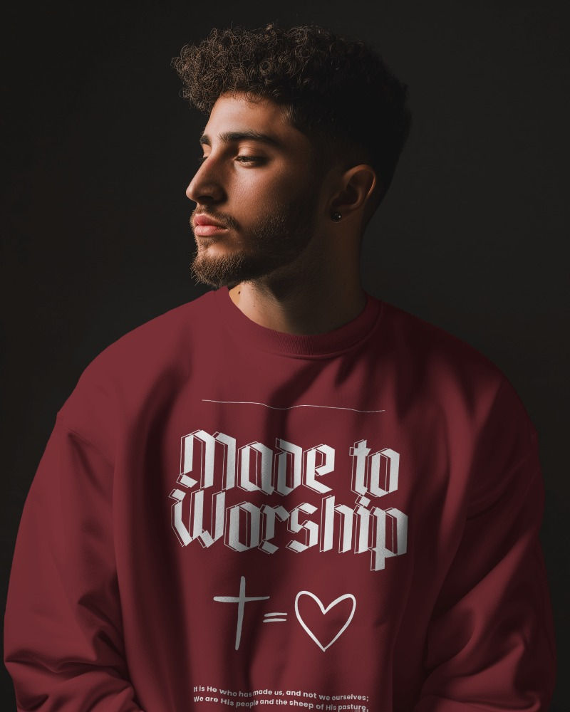 Thumbnail: MADE TO WORSHIP | SWEATSHIRT
