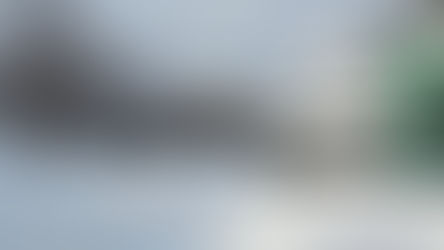 Our first winter, surrounded by snow