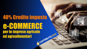 40% Credito di imposta per l'e-Commerce delle imprese agricole ed agroalimentari