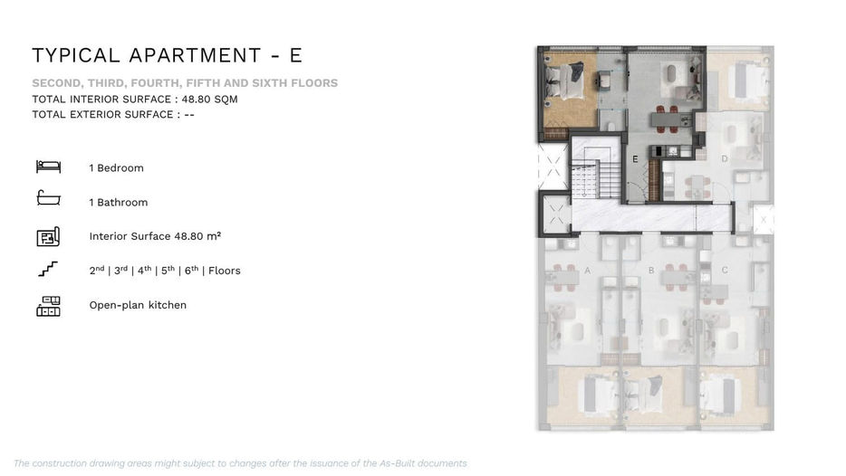 Psyrri city apartments — apartment floor plan