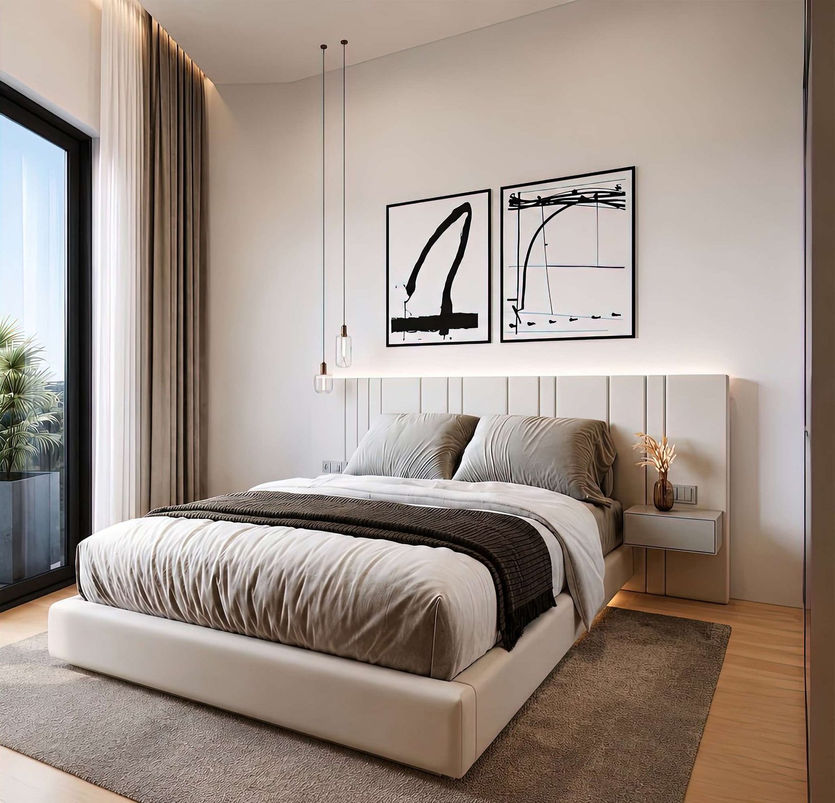Kato Elliniko pool residences — interior render