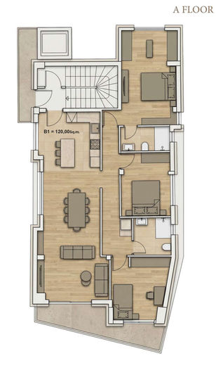 Elliniko boutique residences — apartment floor plan