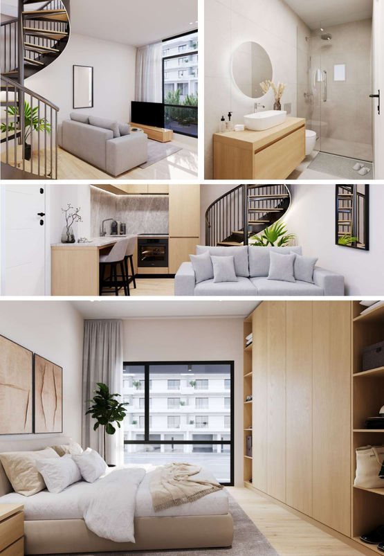 Elliniko boutique residences — interior render