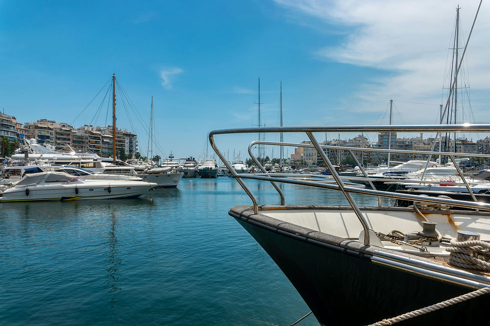 Pasalimani Piraeus marina — premium properties €5,000+/m², most prestigious marina