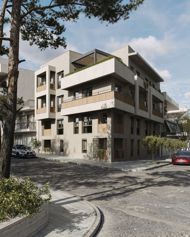 Ilioupoli furnished apartment — exterior render
