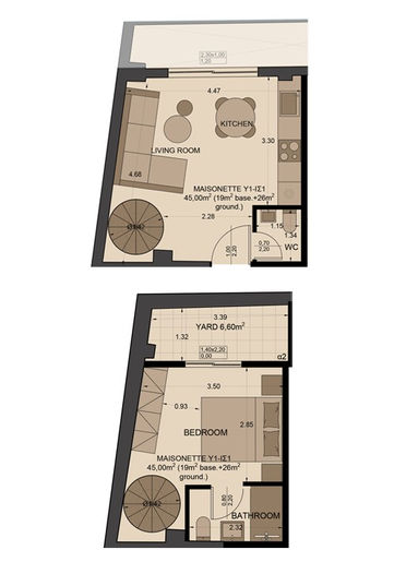 Gazi residences — apartment floor plan