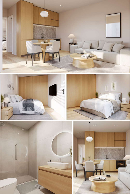 Elliniko boutique residences — interior render