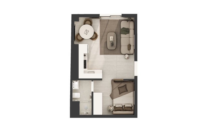Neos Kosmos residences — apartment floor plan