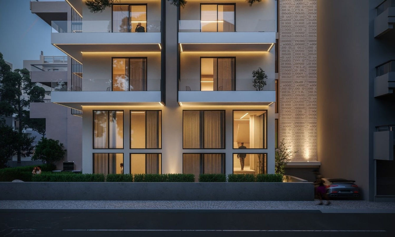 Ampelokipi residences — exterior render