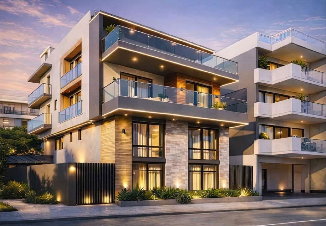 Elliniko boutique residences — exterior render