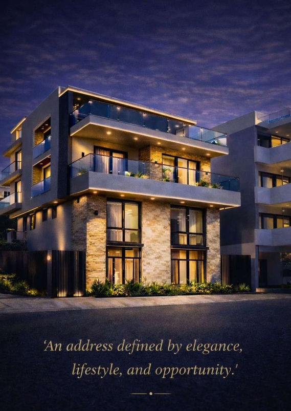 Elliniko boutique residences — exterior render