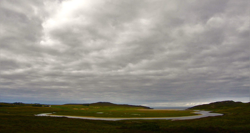 The road to Reiff, West coast, Scotland