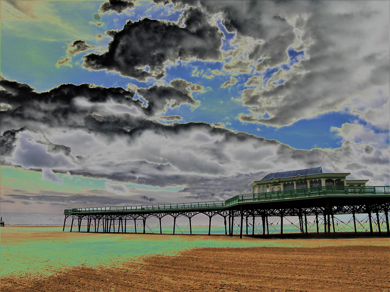 Lytham Pier, Lancashire, England.
