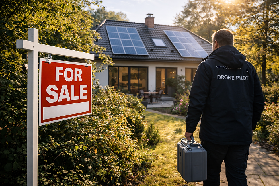 Wertermittlung einer Immobilie mit Solaranlage durch einen zertifizierten PV-Check Hausverkauf Berlin für das Exposé.