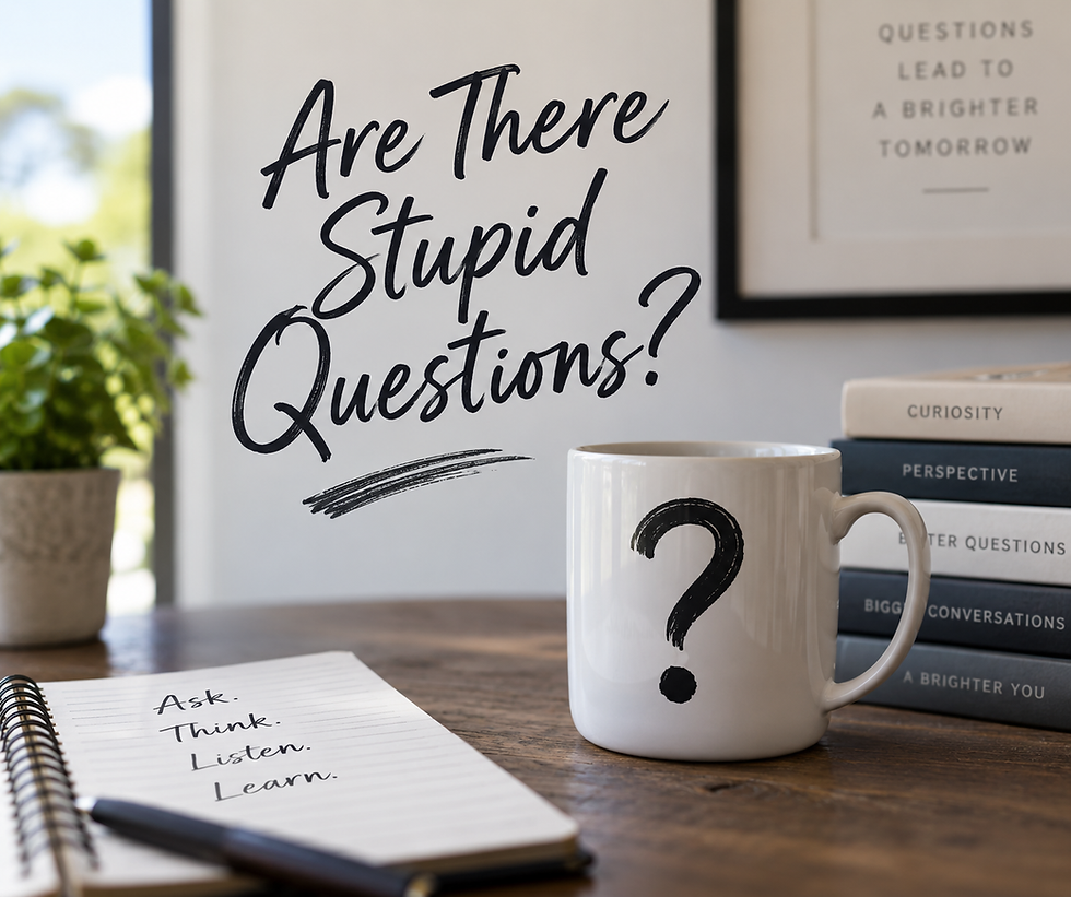A good question requires thought before we ask—and openness after we do.