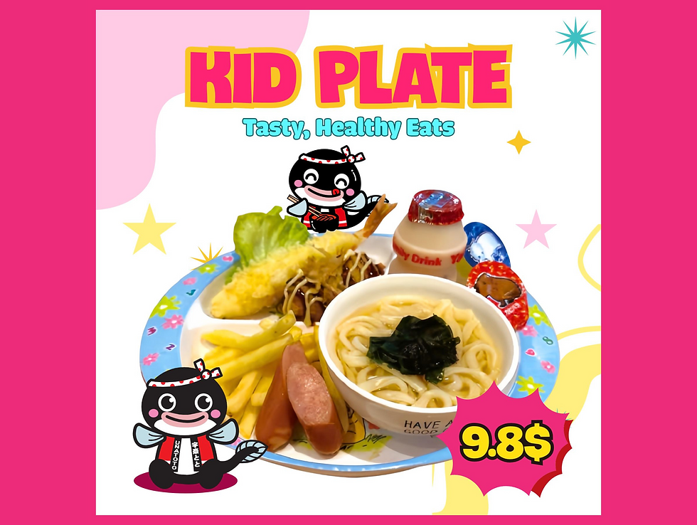 Kid-Friendly Restaurants at Unatoto Singapore with Kid Plate at $9.8 & Free Cotton Candy