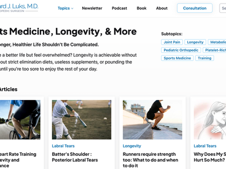 🦴 Howard Luks, MD – Orthopedic Insight Without the Hype