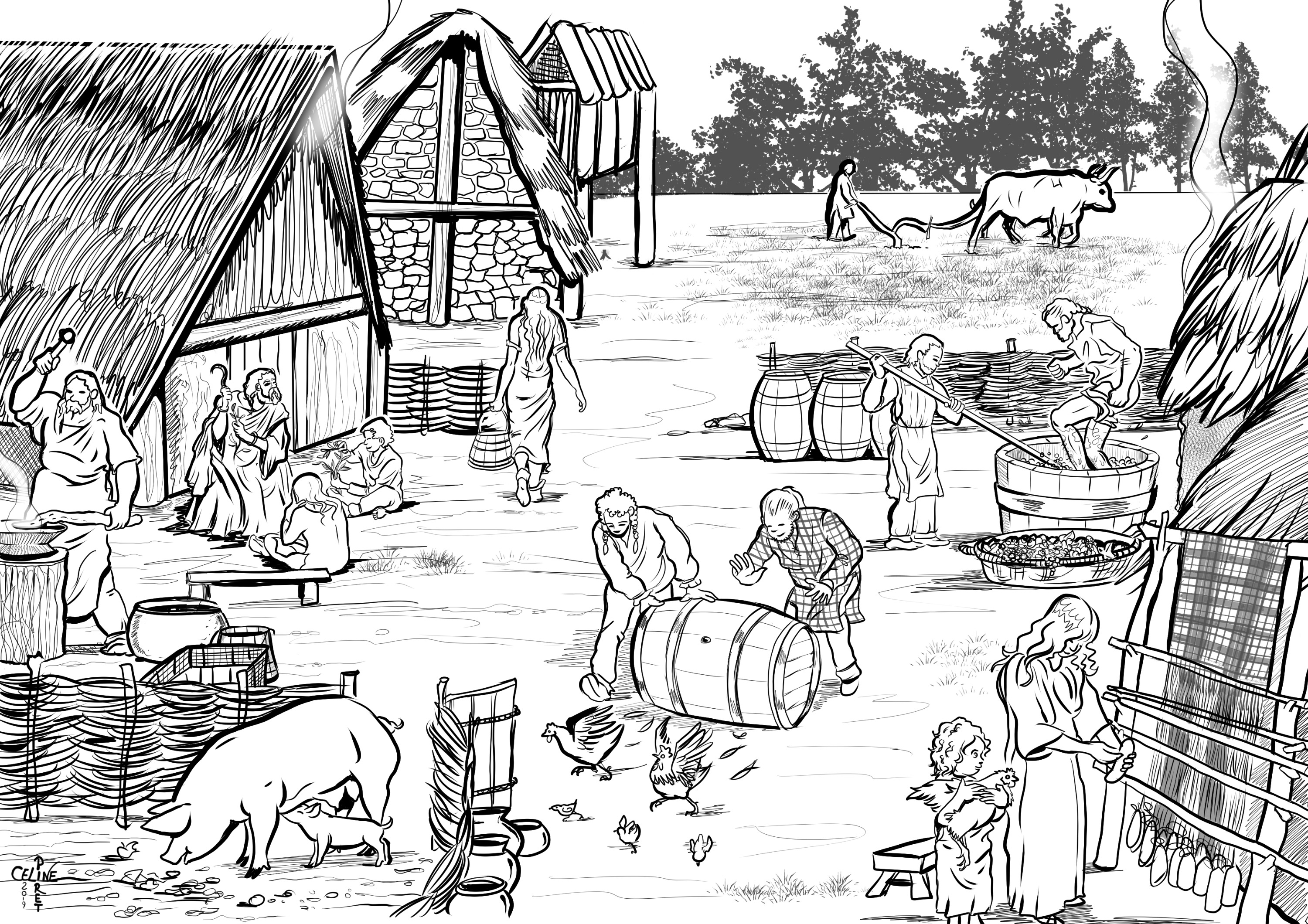 GALERIE par périodes | C.P. Illustration
