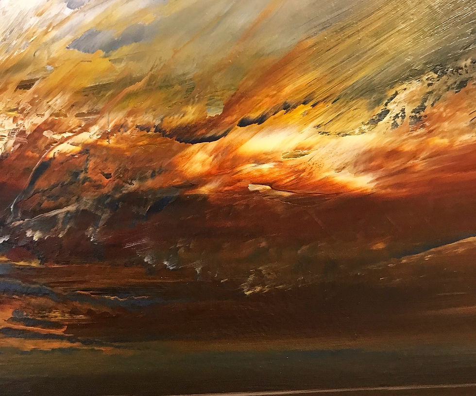 Thumbnail: “Setting Sun” Original Oil Painting 
