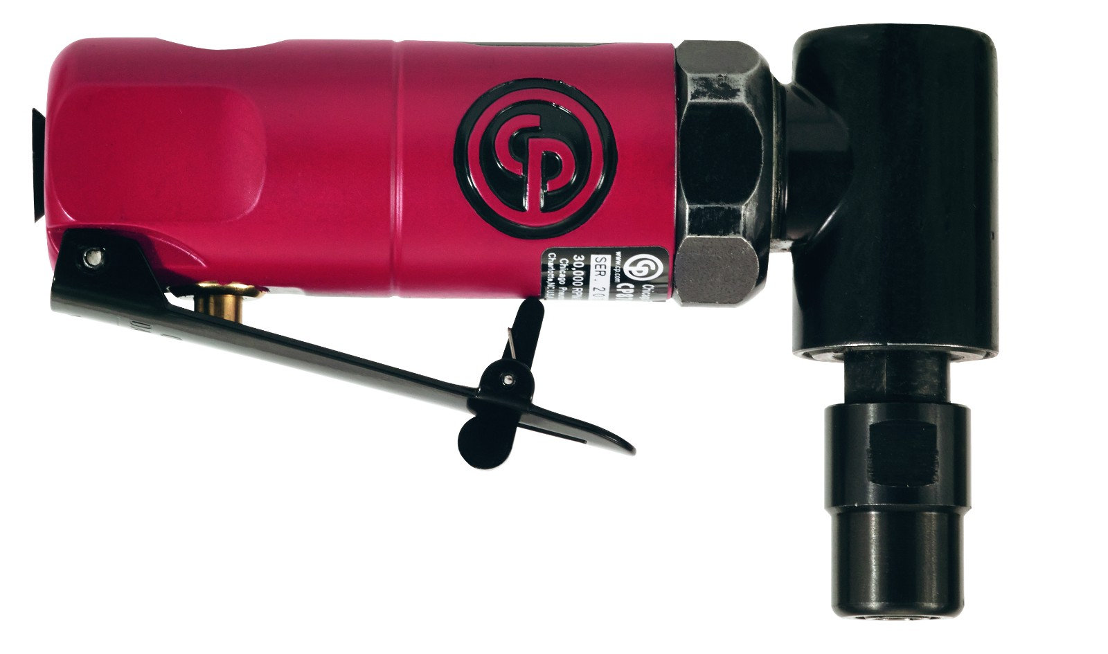 CP875 CHICAGO PNUEMATIC 1/4" ANGLE AIR DIE GRINDER 22500 RPM
