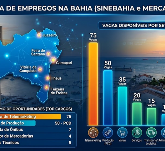 Painel de Vagas de Emprego e Empresas na Bahia
