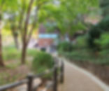 4. Path at side of Lee Jina Memorial Library