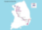 Gyeongbu Line Route Map (KTX & SRT)