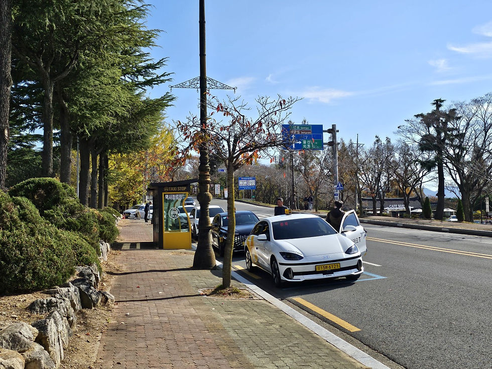 Gyeongju - Bulguksa Temple - Taxi Stand