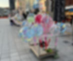 Haeundae Beach - Main Road (Gunam-ro) - Balloons