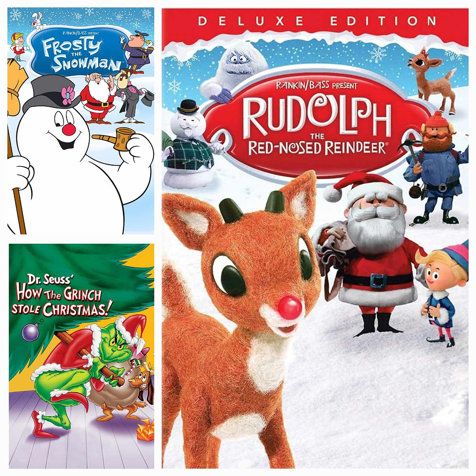 GTD's BIRDDOG CINEMA for Pizza and a Movie Nite! CLASSIC ANIMATED CHRISTMAS TRIPLE FEATURE.