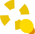 Yellow and white wheel