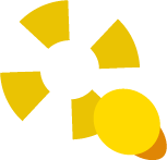 Yellow and white wheel