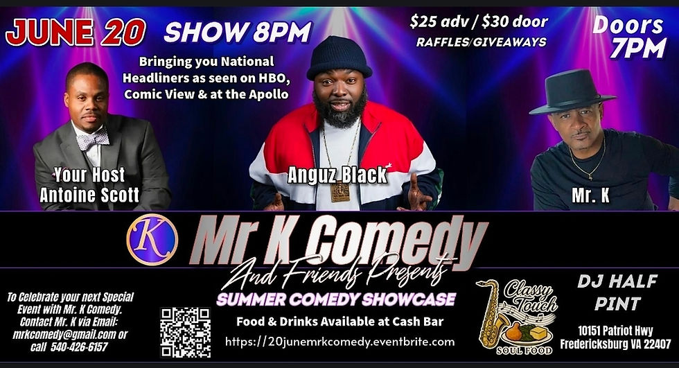 Mr. K & Friends Summer Comedy Showcase