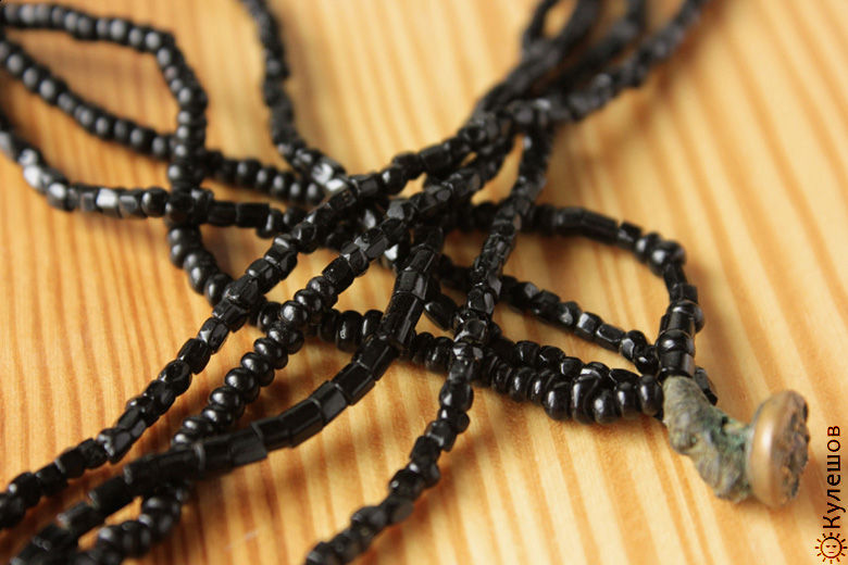 Thumbnail: Бусы колье стеклярус