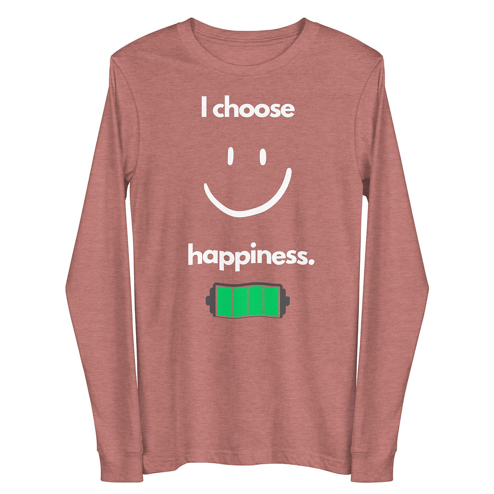Thumbnail: I Choose Happy Long Sleeve Tee