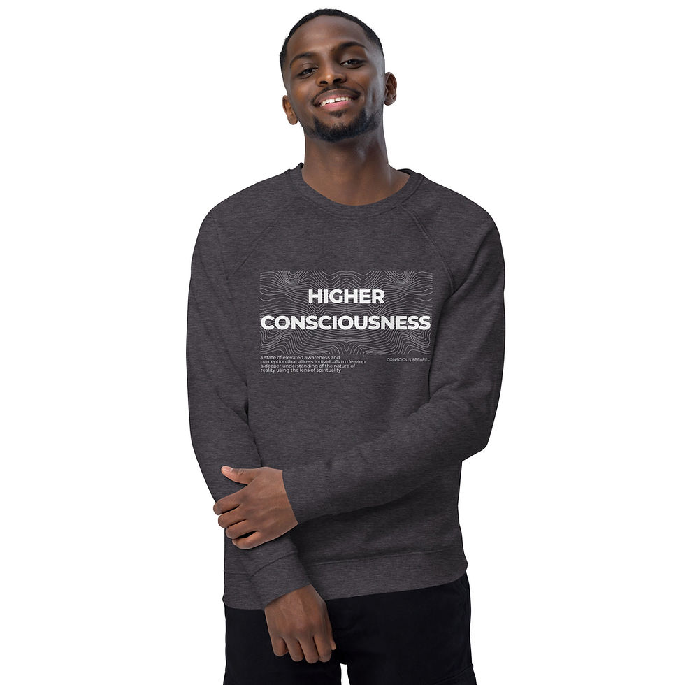 Miniature : Higher Consciousness Unisex Organic Sweatshirt