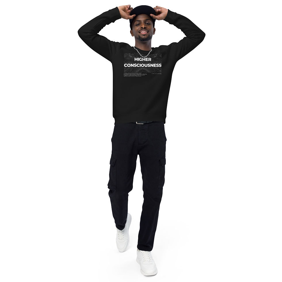 Miniature : Higher Consciousness Unisex Organic Sweatshirt