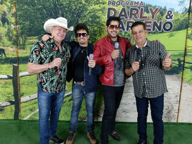 Programa Darly & Darleno recebe a dupla Alex & Juan
