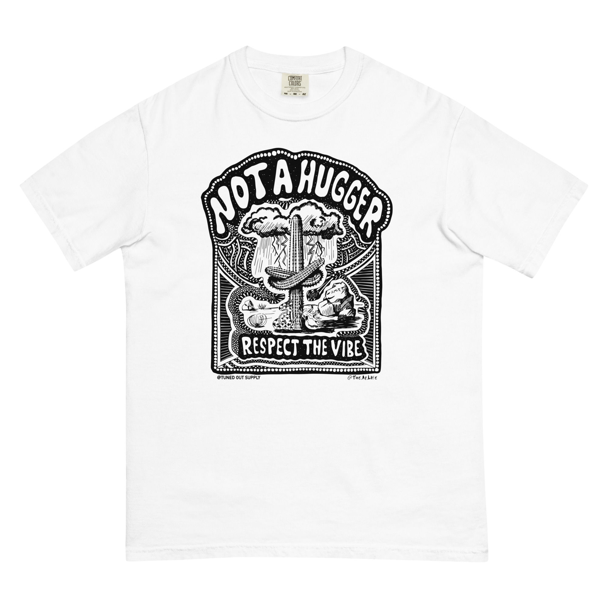 Tuned Out Supply X The AP Life Unisex Garment-Dyed Heavyweight T-shirt