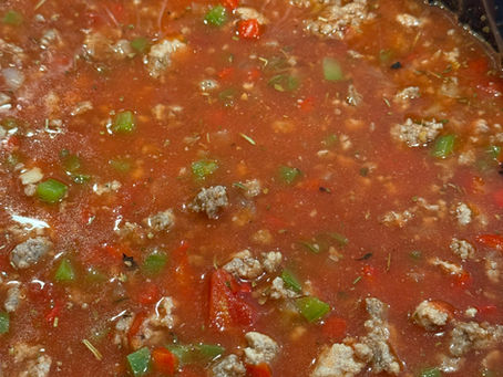 Smoky Slow Cooker Stuffed Pepper Soup
