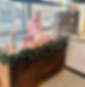 Staff at a Dublin ice cream bar event with festive decor
