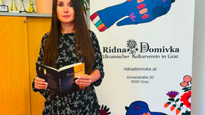 Poesieabend mit der ukrainischen Autorin Olga Zhuravel.