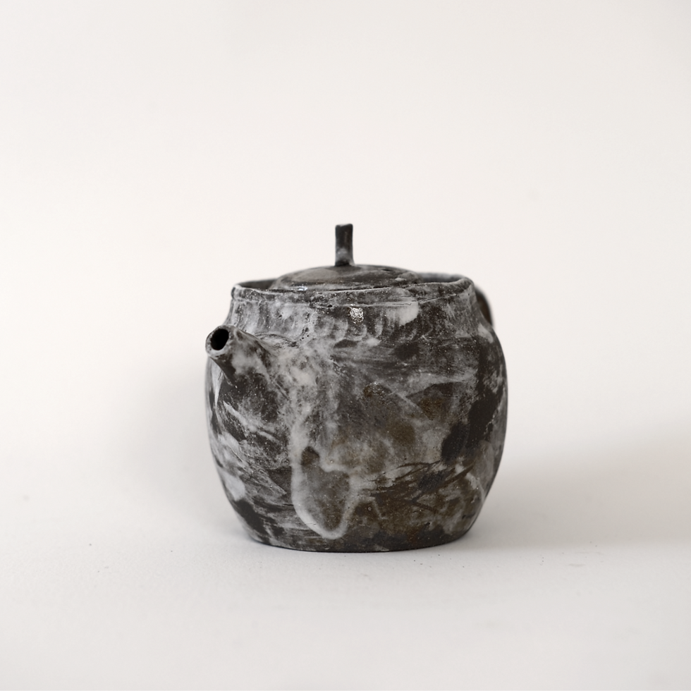 Thumbnail: Teapot Kigata Banko Snow on Lava  #KT-SL