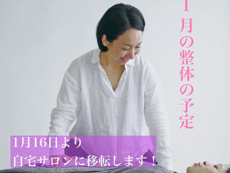 1月 整体の予定