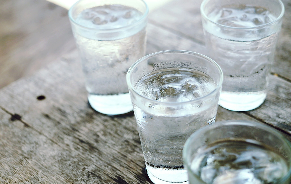Vasos de agua