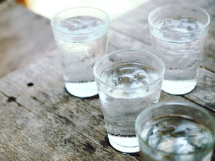 glass of water