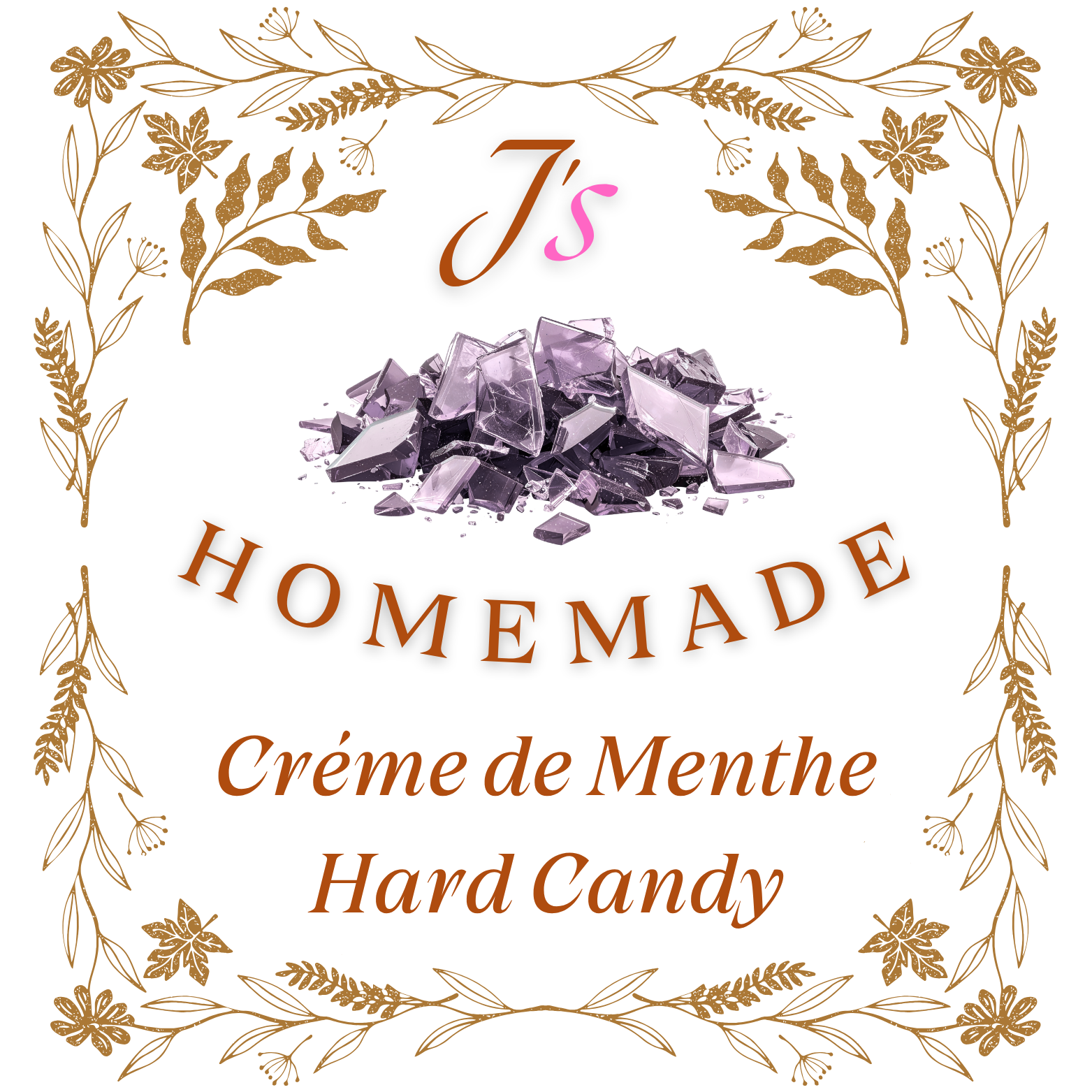 Créme de Menthe Hard Candy