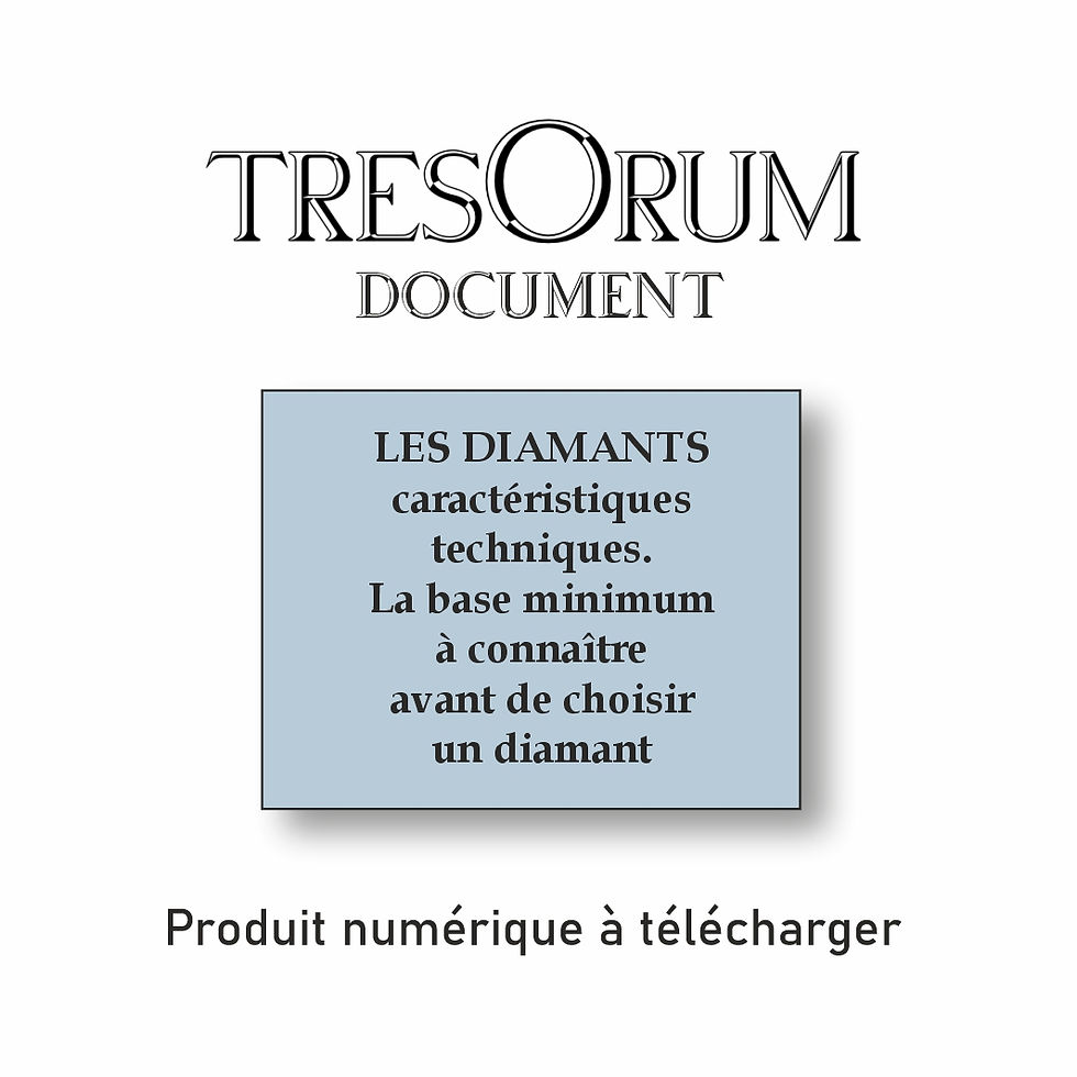 JOAILLERIE les diamants