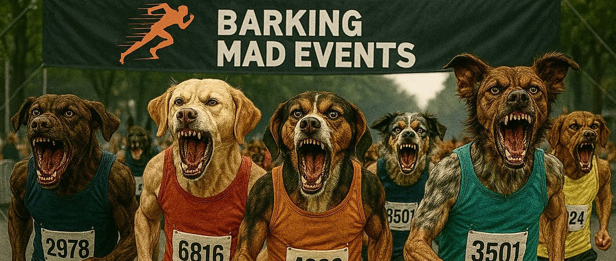 barking mad runners exceeding their limits